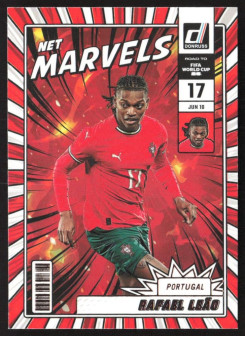 Rafael Leao, Card, 2026 Panini Donruss Road to FIFA World Cup, INSERT