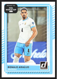 Ronald Araujo, Card, 2026 Panini Donruss Road to FIFA World Cup, BASE