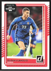 Dusan Vlahovic, Card, 2026 Panini Donruss Road to FIFA World Cup, BASE