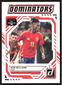 Nico Williams, Kartička, 2026 Panini Donruss Road to FIFA World Cup, INSERT