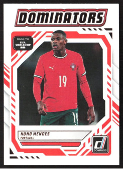 Nuno Mendes, Card, 2026 Panini Donruss Road to FIFA World Cup, INSERT
