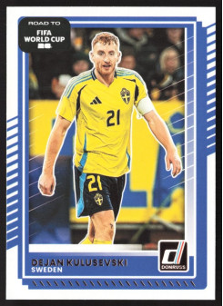 Dejan Kulusevski, Card, 2026 Panini Donruss Road to FIFA World Cup, BASE