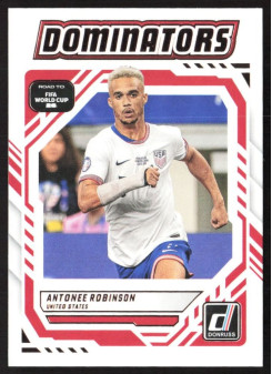 Antonee Robinson, Card, 2026 Panini Donruss Road to FIFA World Cup, INSERT