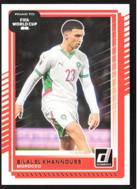Bilal El Khannouss, Kartička, 2026 Panini Donruss Road to FIFA World Cup, BASE