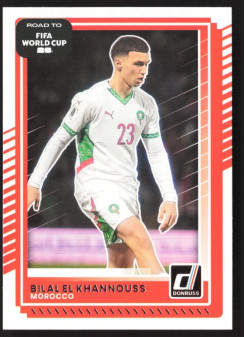 Bilal El Khannouss, Card, 2026 Panini Donruss Road to FIFA World Cup, BASE