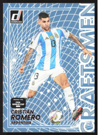 Cristian Romero, Card, 2026 Panini Donruss Road to FIFA World Cup, INSERT