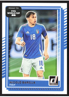Nicolo Barella, Card, 2026 Panini Donruss Road to FIFA World Cup, BASE