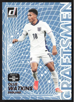 Ollie Watkins, Card, 2026 Panini Donruss Road to FIFA World Cup, INSERT