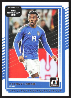 Destiny Udogie, Card, 2026 Panini Donruss Road to FIFA World Cup, BASE