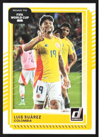 Luis Suarez (COL), Card, 2026 Panini Donruss Road to FIFA World Cup, BASE