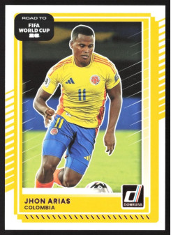 Jhon Arias, Card, 2026 Panini Donruss Road to FIFA World Cup, BASE
