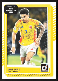 Luis Diaz, Card, 2026 Panini Donruss Road to FIFA World Cup, BASE
