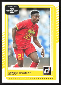 Ernest Nuamah, Card, 2026 Panini Donruss Road to FIFA World Cup, BASE