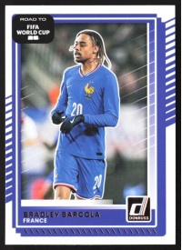 Bradley Barcola, Card, 2026 Panini Donruss Road to FIFA World Cup, BASE