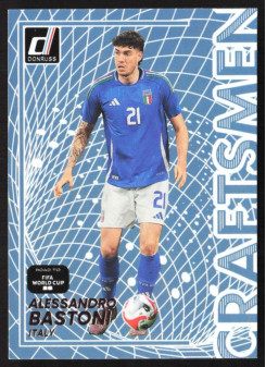 Alessandro Bastoni, Card, 2026 Panini Donruss Road to FIFA World Cup, INSERT