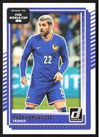 Theo Hernandez, Card, 2026 Panini Donruss Road to FIFA World Cup, BASE