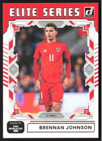 Brennan Johnson, Card, 2026 Panini Donruss Road to FIFA World Cup, INSERT