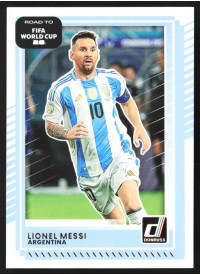 Lionel Messi, Card, 2026 Panini Donruss Road to FIFA World Cup, BASE