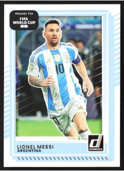 Lionel Messi, Card, 2026 Panini Donruss Road to FIFA World Cup, BASE
