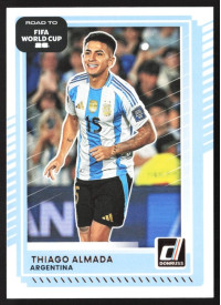Thiago Almada, Card, 2026 Panini Donruss Road to FIFA World Cup, BASE