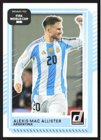 Alexis Mac Allister, Card, 2026 Panini Donruss Road to FIFA World Cup, BASE