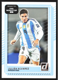 Julian Alvarez, Card, 2026 Panini Donruss Road to FIFA World Cup, BASE
