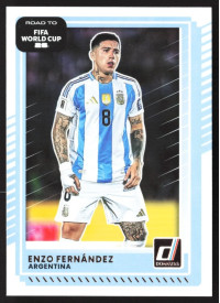 Enzo Fernandez, Card, 2026 Panini Donruss Road to FIFA World Cup, BASE