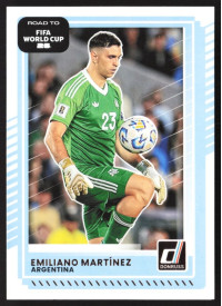 Emiliano Martinez, Card, 2026 Panini Donruss Road to FIFA World Cup, BASE