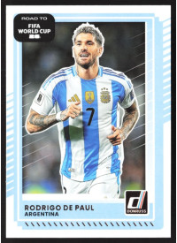 Rodrigo de Paul, Card, 2026 Panini Donruss Road to FIFA World Cup, BASE