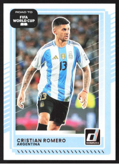 Cristian Romero, Kartička, 2026 Panini Donruss Road to FIFA World Cup, BASE