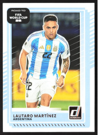 Lautaro Martinez, Card, 2026 Panini Donruss Road to FIFA World Cup, BASE