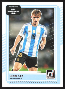 Nico Paz, Kartička, 2026 Panini Donruss Road to FIFA World Cup, BASE