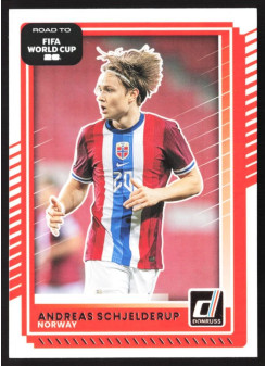 Andreas Schjelderup, Card, 2026 Panini Donruss Road to FIFA World Cup, BASE