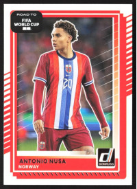 Antonio Nusa, Card, 2026 Panini Donruss Road to FIFA World Cup, BASE