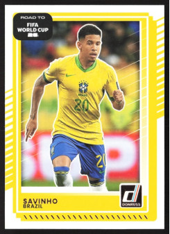 Savinho, Card, 2026 Panini Donruss Road to FIFA World Cup, BASE