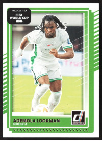 Ademola Lookman, Card, 2026 Panini Donruss Road to FIFA World Cup, BASE