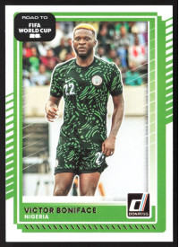 Victor Boniface, Card, 2026 Panini Donruss Road to FIFA World Cup, BASE