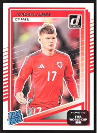 Jordan James, Card, 2026 Panini Donruss Road to FIFA World Cup, BASE