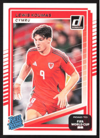 Lewis Koumas, Card, 2026 Panini Donruss Road to FIFA World Cup, BASE