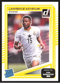 Lawrence Agyekum, Card, 2026 Panini Donruss Road to FIFA World Cup, BASE