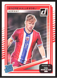 Sindre Walle Egeli, Card, 2026 Panini Donruss Road to FIFA World Cup, BASE