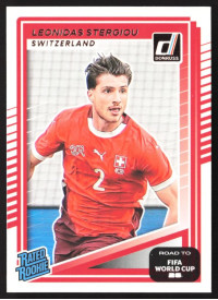 Leonidas Stergiou, Card, 2026 Panini Donruss Road to FIFA World Cup, BASE