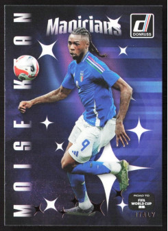 Moise Kean, Card, 2026 Panini Donruss Road to FIFA World Cup, INSERT