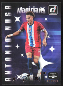 Antonio Nusa, Card, 2026 Panini Donruss Road to FIFA World Cup, INSERT