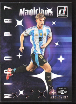 Nico Paz, Kartička, 2026 Panini Donruss Road to FIFA World Cup, INSERT