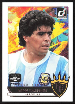 Diego Maradona, Kartička, 2026 Panini Donruss Road to FIFA World Cup, INSERT