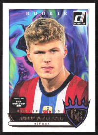 Sindre Walle Egeli, Kartička, 2026 Panini Donruss Road to FIFA World Cup, INSERT