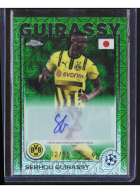 Serhou Guirassy, Kartička, Topps Chrome UEFA Club Competitions 2024-2025, AUTOGRAPH