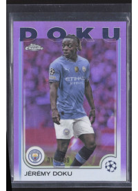 Jérémy Doku, Kartička, Topps Chrome UEFA Club Competitions 2024-2025, LIMIT