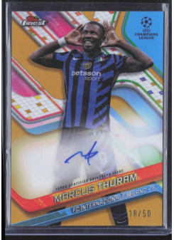 Marcus Thuram, Kartička, Topps Finest UEFA Club Competitions 2024-2025, AUTOGRAPH